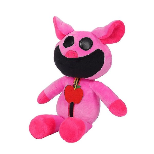 11,8 tommer Smiley Animal Series Character Plys Dukke Kat Børn Fødselsdagsjulegave(gris) pink pig