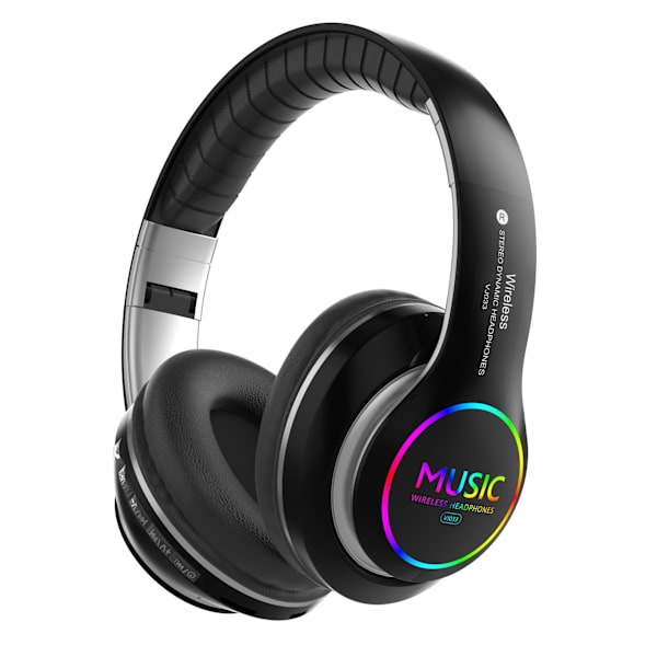 Letvægts og foldbare trådløse Bluetooth-øretelefoner med dyb bas