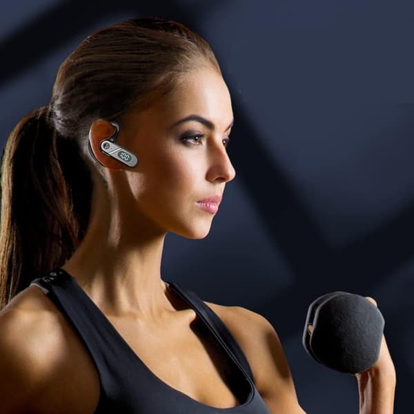 Bluetooth headset trådlöst bluetooth headset enkel öra röststyrning svar headset lämpligt för mobiltelefon dator laptop