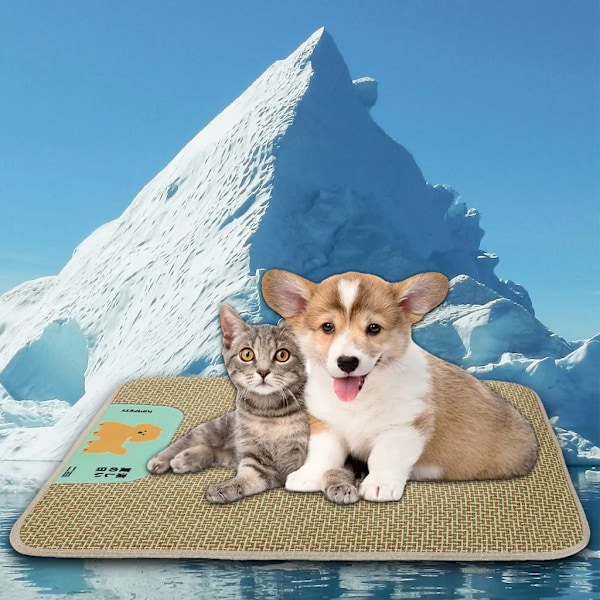 Cooling mat for dogs and cats, cooling mat for dogs, dog cooling mats, cooling mat for dogs and cats, rattan mat, 45*35cm