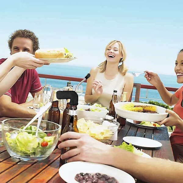 Bar Party Øl Snorkel Trakt Dispenser for Drikkespill, Spring Break, College, Husfester (Svart)