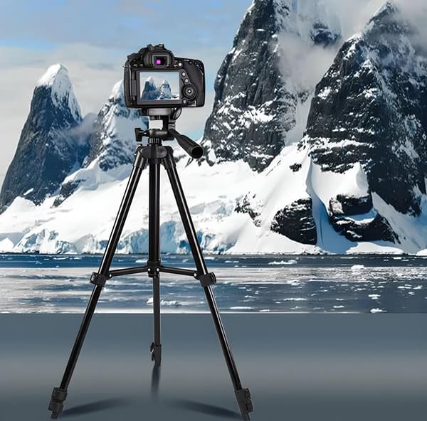 Teleskopiskt Smartphone Stativ 100cm Stativ Fjärrkontroll Bluetooth Fjärrkontroll iOS Android Selfie Stativ Lättvikt - Svart
