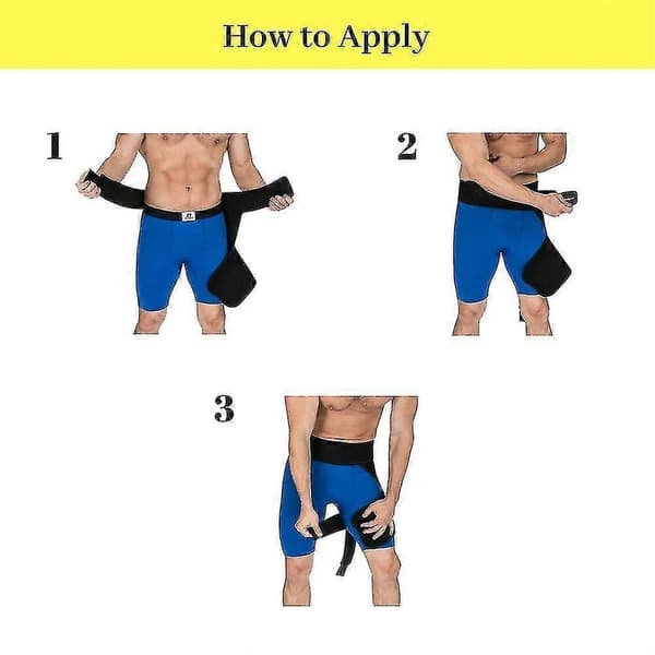 Kompressionsstöd för höft, ischias, lår och hamstringsmärtlindring