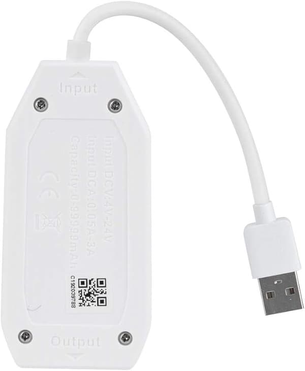 USB Digitalt Strømmåler Mini USB Voltmeter Amperemeter Detektor Multimeter Strømspenning Monitor