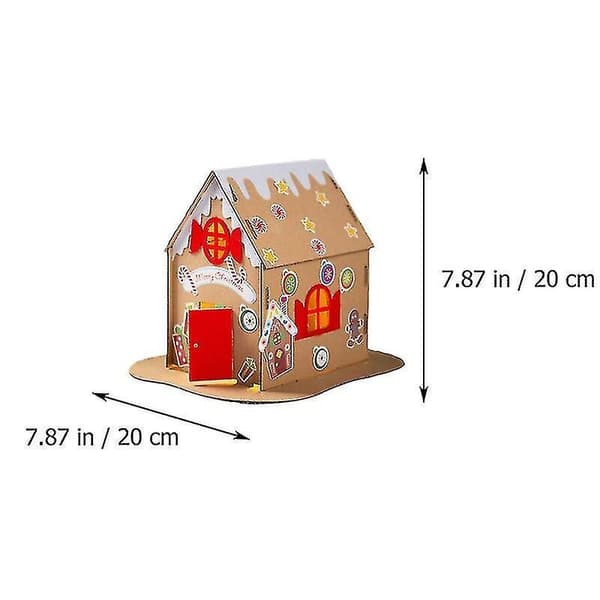 DIY Håndværk Træ Cookie Familie Julefrokost Gave Levering Spil