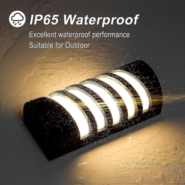 10W IP65 LED Ulkoseinävalaisin – 1100Lm 3000K Puutarhaterassi Lämmin Valkoinen