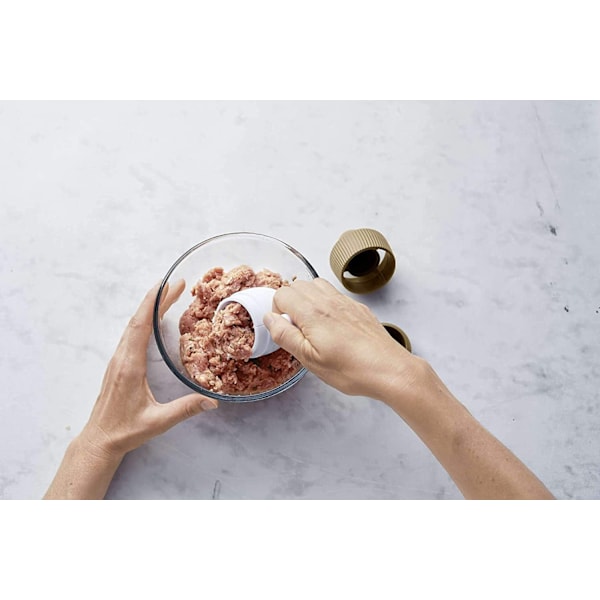 2 kappaletta lihapullamikrokeittiön kalapallo riisipallovalmistus tarttumaton muotti DIY lihasämpylä lihapulla muinainen lihatyökalu