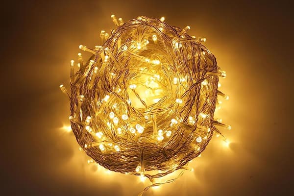 10m 100 LED-valosarjaa, 8 tilaa, vedenpitävä, joulu, puutarha