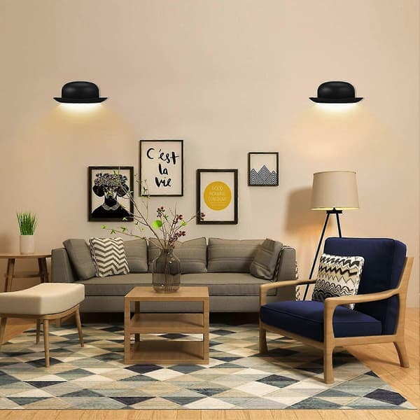 12W IP65 LED Væglampe – 3000K Aluminium Indendørs/Udendørs Trappelys Sort