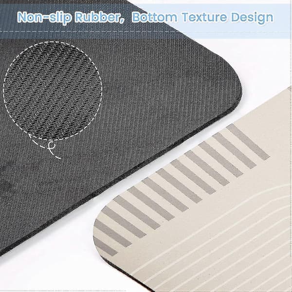 40×60cm Diatomitt Badematte – Superabsorberende Sklisikker for Badekar/Kjøkken