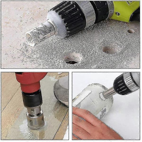 15 diamant hulsave 6-50 mm til glas/fliser/marmor, kulstofstål