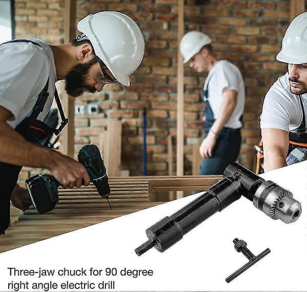 90° Rätvinklig Borrchuck – 1-10mm Nyckellös Hörnadapter