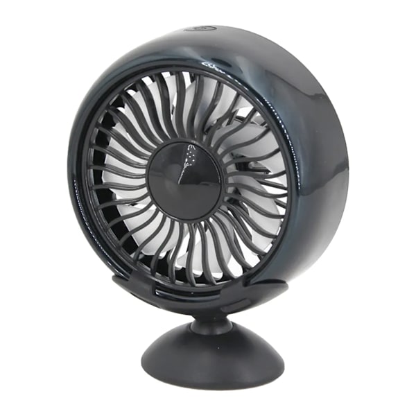 Bil 5 Volt Ventilator 15cm med sugekop USB ventilator mini bordventilator, sort