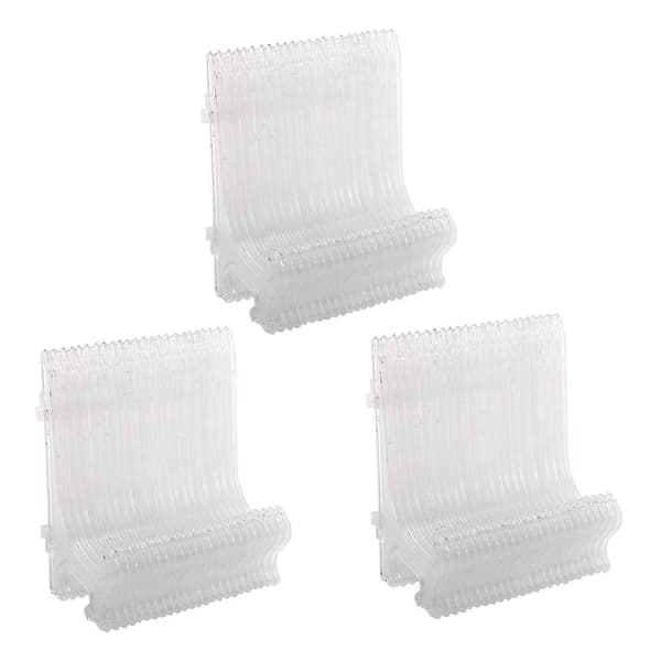 36 st/set genomskinlig plast staffli tallrik ställ display ställ diskställ