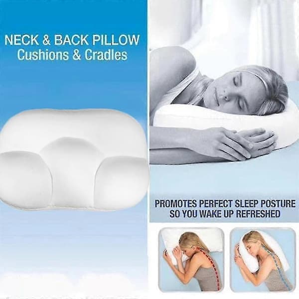 Ortopedisk Kudde Konturerad Memory Foam Kudde Nackstödskudde