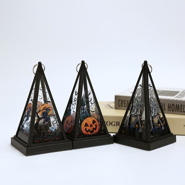 Halloween portabla lyktor, 3 stycken