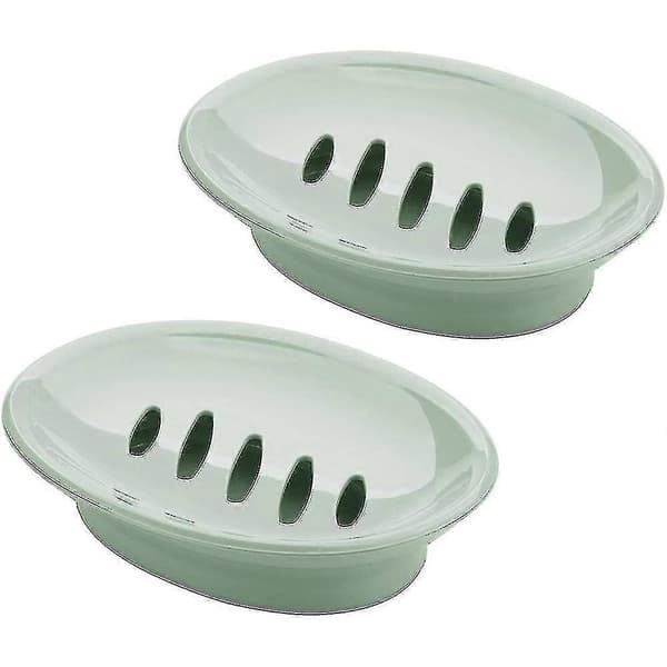 Såpeboks i plast med drenering, såpeoppbevaringsboks
