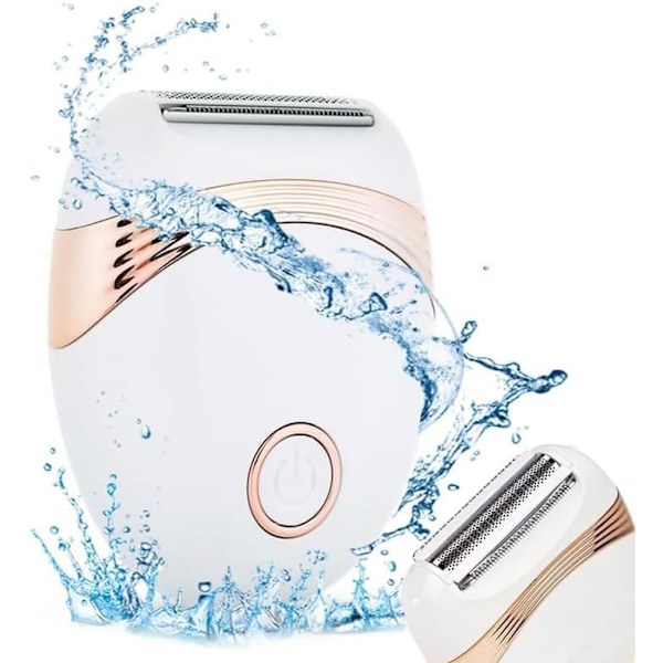 Trådløs elektrisk epilator, hvit