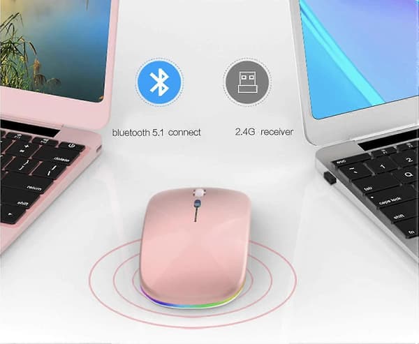 LED Trådløs Mus for Laptoper