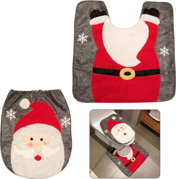 Toalettsitsar - Olika jul-toalettsitsdesigner - Perfekt juldekoration