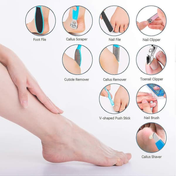 Professionelt pedicure værktøjssæt