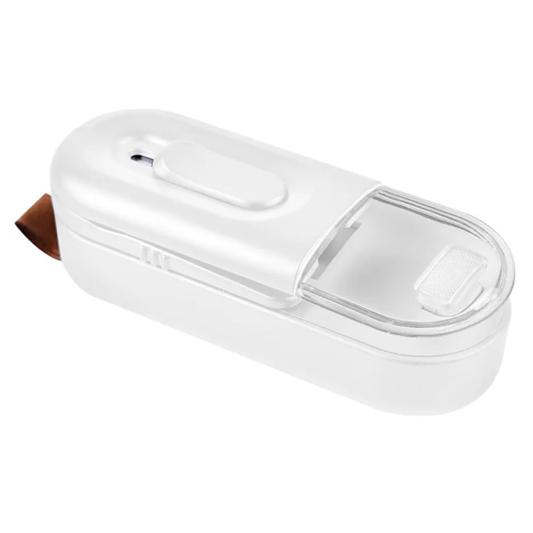 Film sveisemaskin mini, 2 i 1 forsegling maskin med skjærende poseforsegler, poseforsegler bærbar mini forsegler, hvit