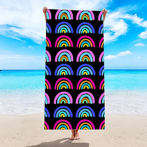 Mikrofiberhanddukar, strandhandduk xxl, strandhanddukar, strandhandduk, strandfilt, perfekt för stranden, stor badhandduk, 150 x 70 cm