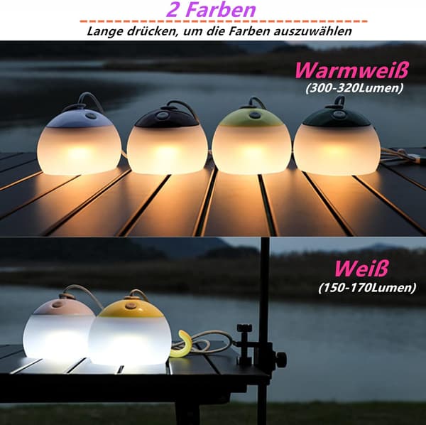 Utomhus Camp LED Camping Light, Belysning Hängande Ljus