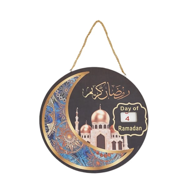 Ramadan-kalenteri puusta, DIY-joulukalenteri kodin ripustamiseen, Ramadan-koristeet