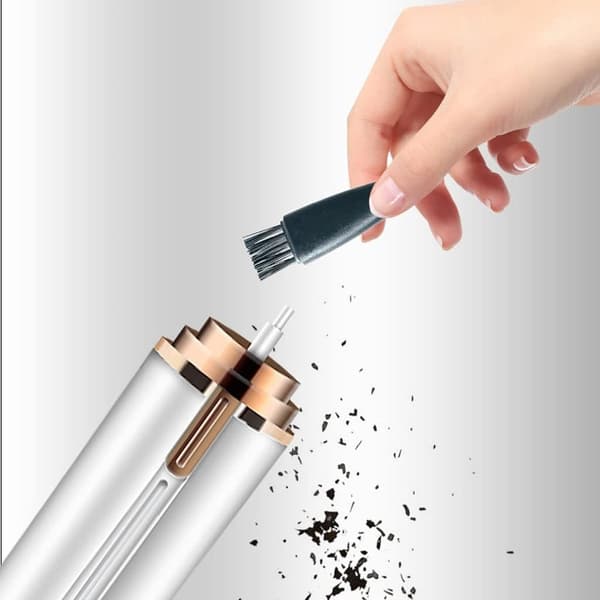 Bærbar epilator - Oppladbar, Hvit