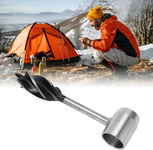 Håndsveiv for camping, hullager, 1 stk