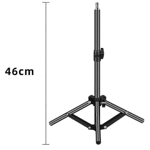 18 cm LED Ring Light med 46 cm Tripod til Makeup Video Live Streaming