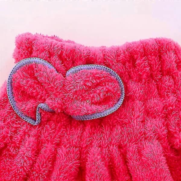 Dusjhette for kvinner Mikrofiber Håndkle Turban Twist Ring Wrap Kvinner Jenter Baderom Badehette