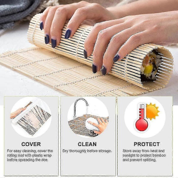 Sushi gör-kit bambu sushi maker professionell sushi startkit sushi görning