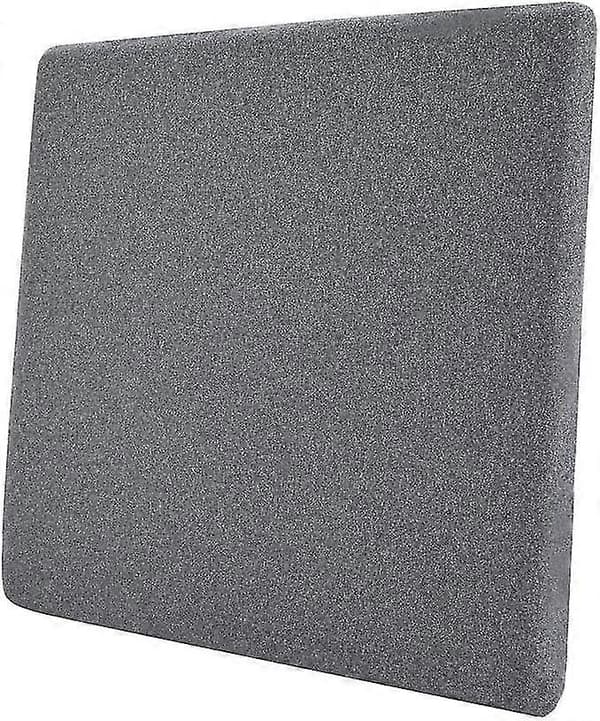 Neliönmuotoinen harmaa memory foam -istuintyyny