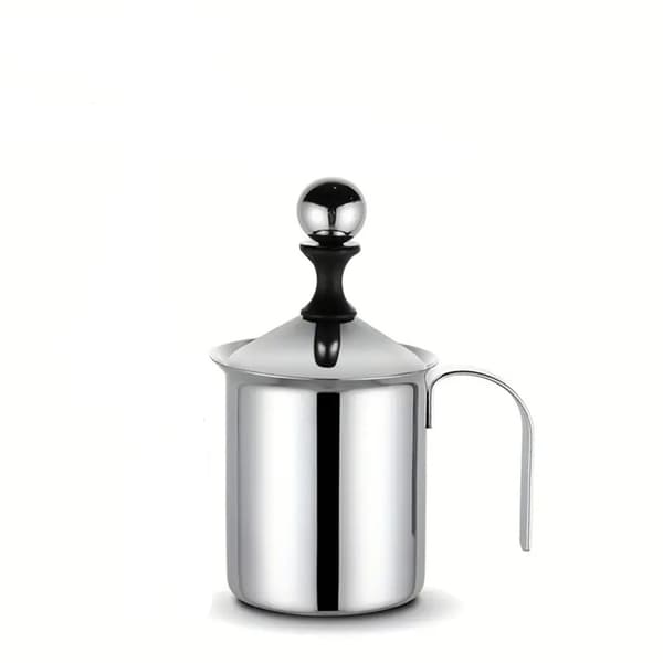 Dubbelfilter manuell mjölkskummare kaffetillbehör