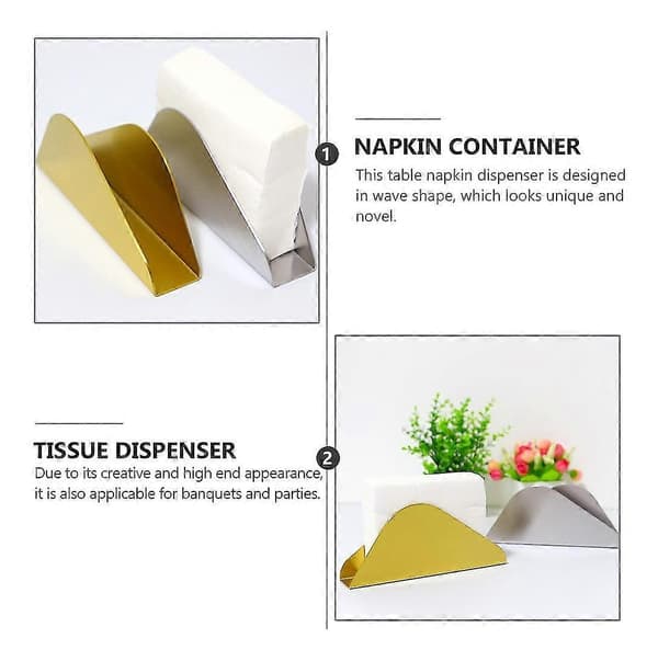 Vertikal serviett holder i rustfritt stål – Elegant stativ for bord/bar/restaurant