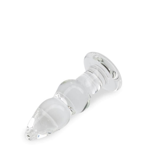 Glansglas analplugg - LOVE AND VIBES Crystal Collection
