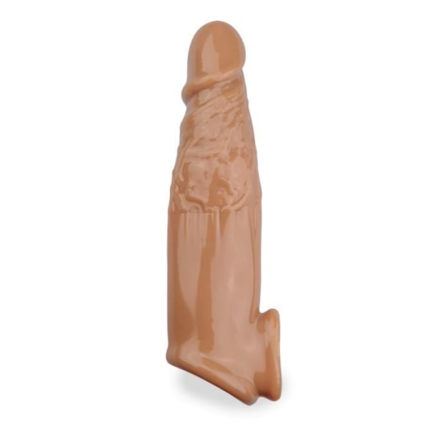Peniskåpa - KÄRLEK OCH VIBBAR - Connor - 5,0 cm förlängning - Testikelring - Deformera TPE