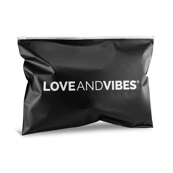 Realistisk dildo - LOVE AND VIBES - 21cm - Sugkopp - 10 vibrationslägen - PVC Kött