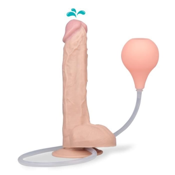 Realistisk sugkopp dildo ejakulator Marco Beige