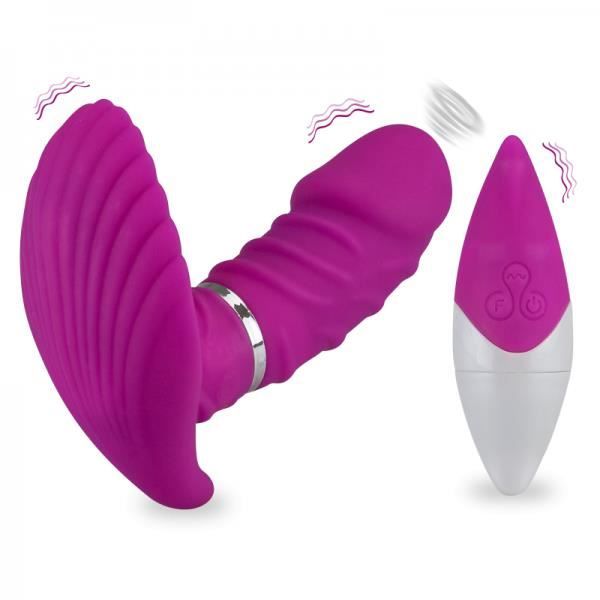 Vibrerande luftfjärrkontroll Klitorisstimulator inte rosa