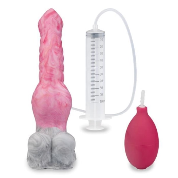 Vargdjur ejakulerande sugkoppsdildo - LOVE AND VIBES Collection Pink