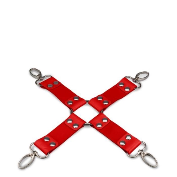 Röd Hogtie Cross Tie