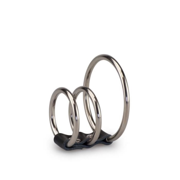 Triple Ring Metal Cockring