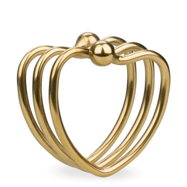 Loving heart metal cockring - LOVE AND VIBES Collection