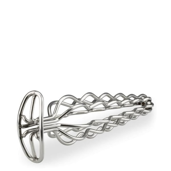 Analplugg lång med metallstänger Curl