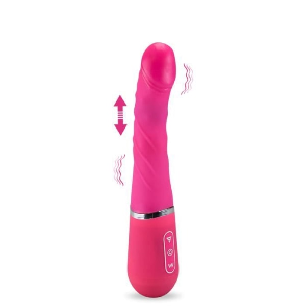 Vibro dildo kommer och går vibrerande känslig beröring Rosa
