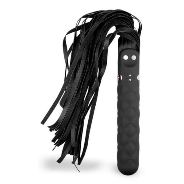 Vibrator med flogger BDSM Svart