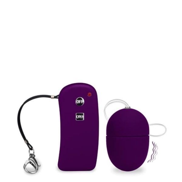 Brava fjärrstyrt vibrerande ägg - S - LOVE AND VIBES Collection Lila